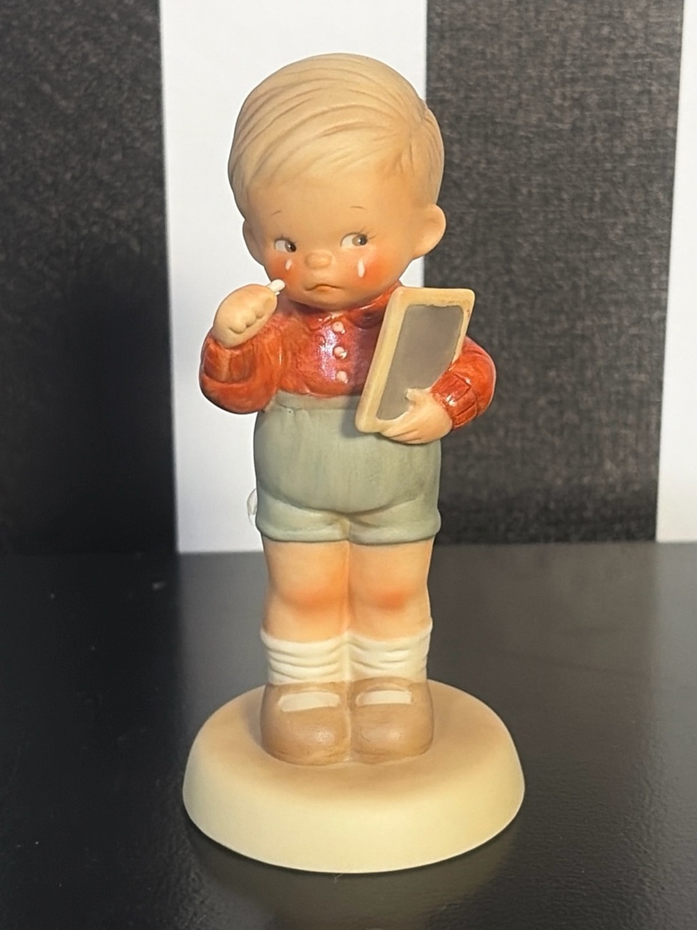 Memories Of Yesterday How Do You Spell Sorry Boy Figurine MIB Enesco 1987